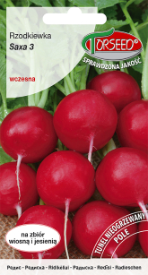 Nasiona -	Rzodkiewka Saxa 3 10g	- Torseed